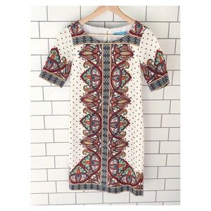 Antonio Melani Paisley Print Sheath Dress